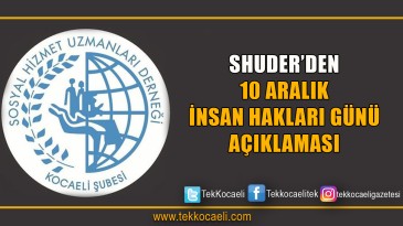 SHUDER’den İnsan Hakları Günü Bildirisi
