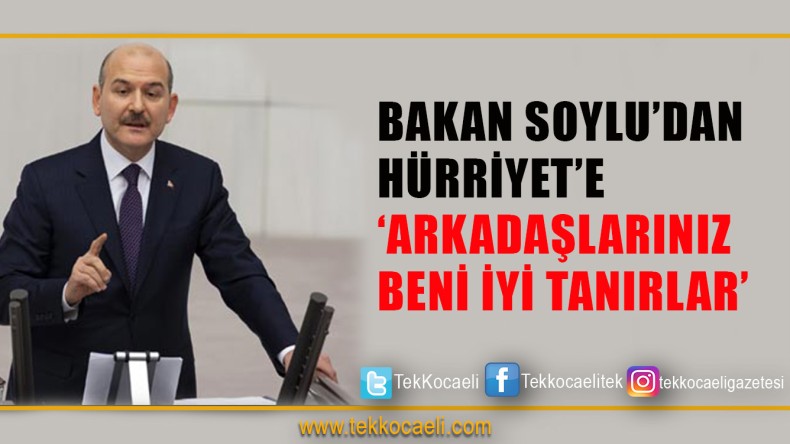 Hürriyet, Soylu’nun Sözünü Kesince..