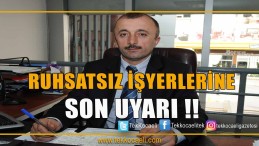 İzmit Belediyesi’nden Son Uyarı