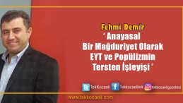 ANAYASAL BİR MAĞDURİYET OLARAK EYT VE POPÜLİZMİN TERSTEN İŞLEYİŞİ