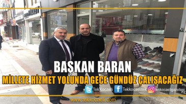 Körfez Belediye Başkanı Baran Esnafı Yalnız Bırakmadı