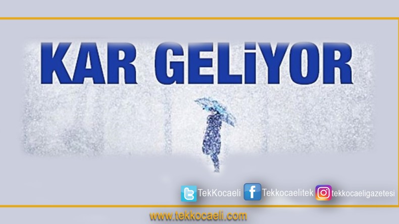 Kocaeli’ye Kar Müjdesi