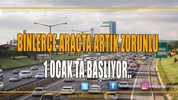 Artık Ticari Araçlarda Zorunlu