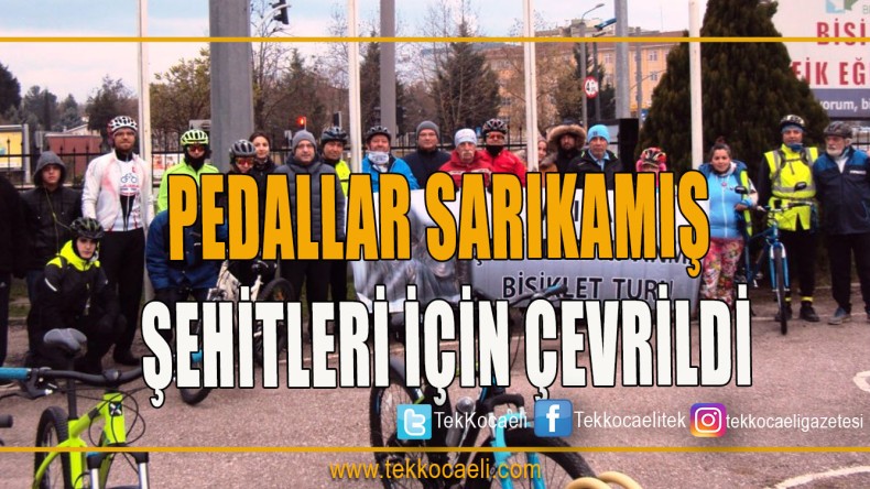 Şehitler İçin Pedal Çevirdiler