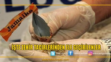 Uyuşturucuyla Mücadele Kapsamındaki Çalışmalarda Ele Geçenler