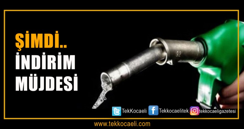 Akaryakıtta İndirim Müjdesi