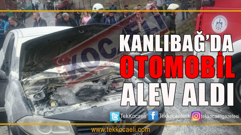 Araç Bir Anda Alev Aldı