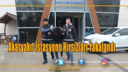 Akaryakıt İstasyonu Hırsızları Yakalandı