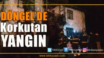 Başiskele’de Korkutan Yangın