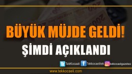 Müjde! Büyük Destek