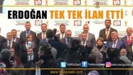 Erdoğan Adayları Tek Tek Çağırdı