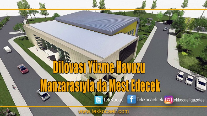 Dilovası Yüzme Havuzu Manzarasıyla da Mest Edecek