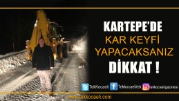 Kartepe’de Kar Yağışı