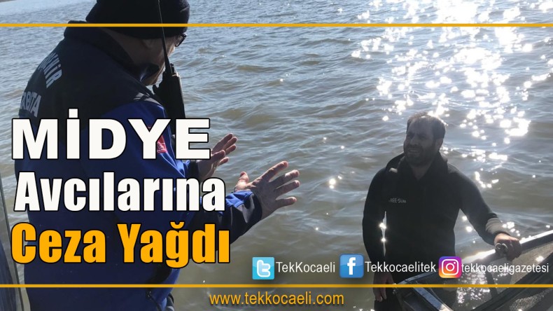 Kaçak Midye Avcılarına Ceza