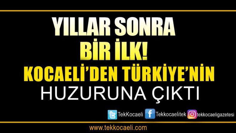 Yıllar Sonra Kocaelili Bir İsim Oldu