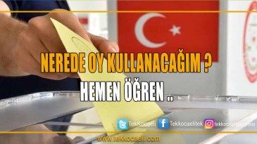 YSK seçmen sorgulama… Seçmen listeleri askıda…