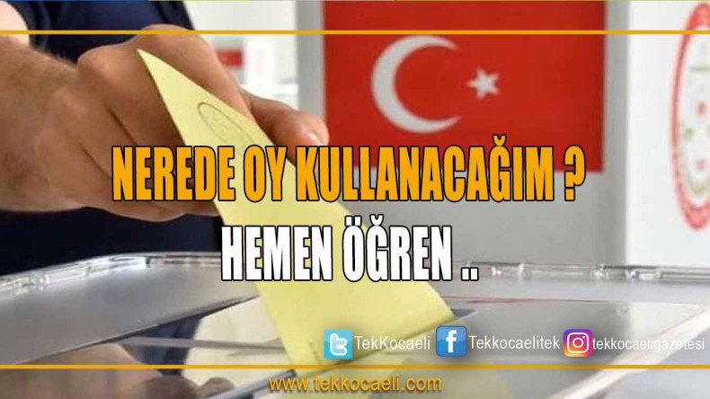 YSK seçmen sorgulama… Seçmen listeleri askıda…