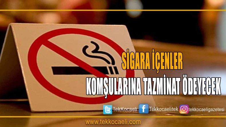 Sigara İçenler, Komşularına Tazminat Ödeyecek