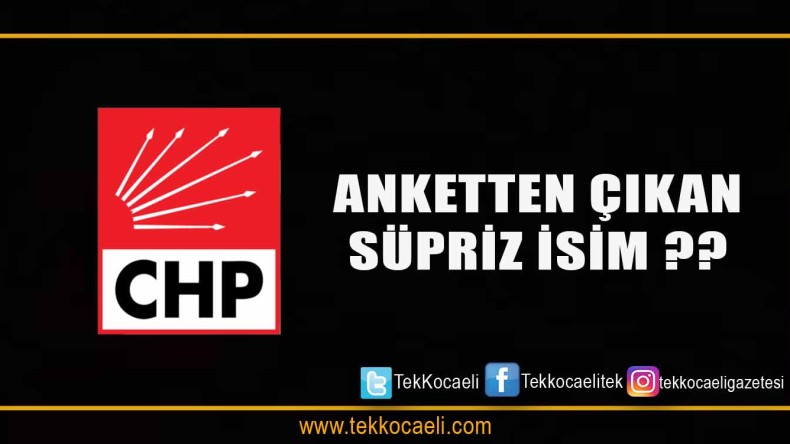 Anketten Süpriz İsim Çıktı