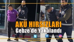 Akü Hırsızları Yakalandı