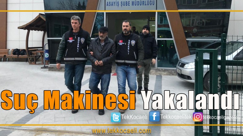 Suç Makinesi Zanlı Yakalandı