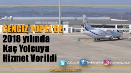 Cengiz Topel Havalimanı’nda Hizmet Verilen Yolcu Sayısı
