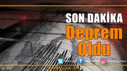 SON DAKİKA! Deprem Oldu