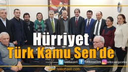 Hürriyet’ten Türk Kamu Sen’e Ziyaret
