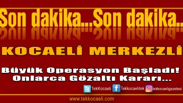 Onlarca Gözaltı Kararı