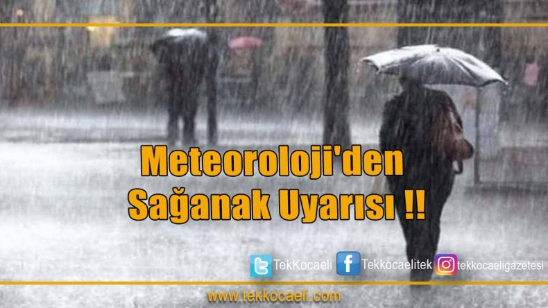 Meteoroloji’den Uyarı