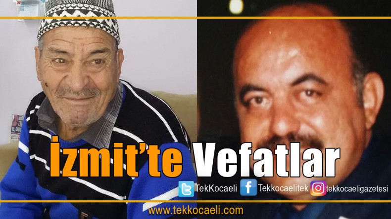 İzmit’te Vefat Edenler