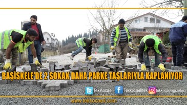 İki sokak parke taşlarıyla kaplanıyor