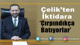Çelik’ten İktidara; Çırpındıkça Batıyorlar