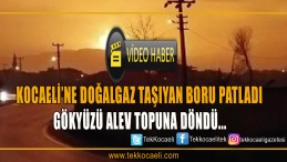 Alevler Gökyüzünü Kapladı