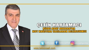 Chp Çayırova İlçe Başkanı Çetin Hartamacı’dan Basın Açıklaması
