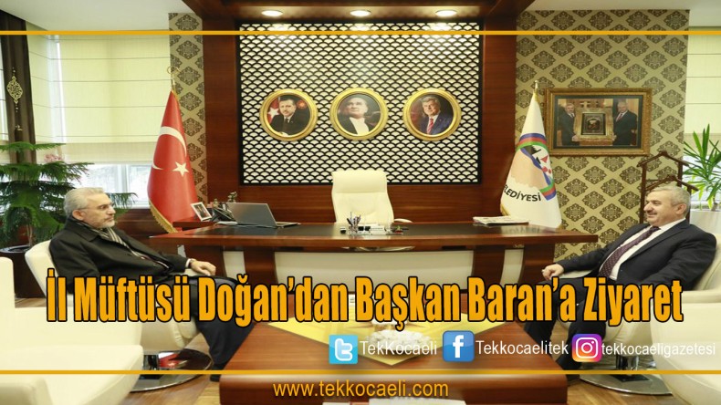 İl Müftüsü Doğan’dan Başkan Baran’a Ziyaret