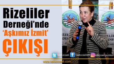 Gönül; İzmit’e Kadın Eli Değecek