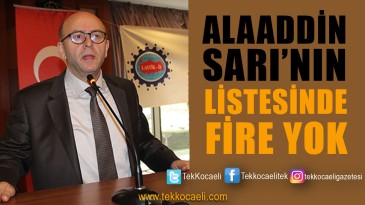 Lastik-İş Kongresi’nde Alaadin Sarı’nın Zaferi