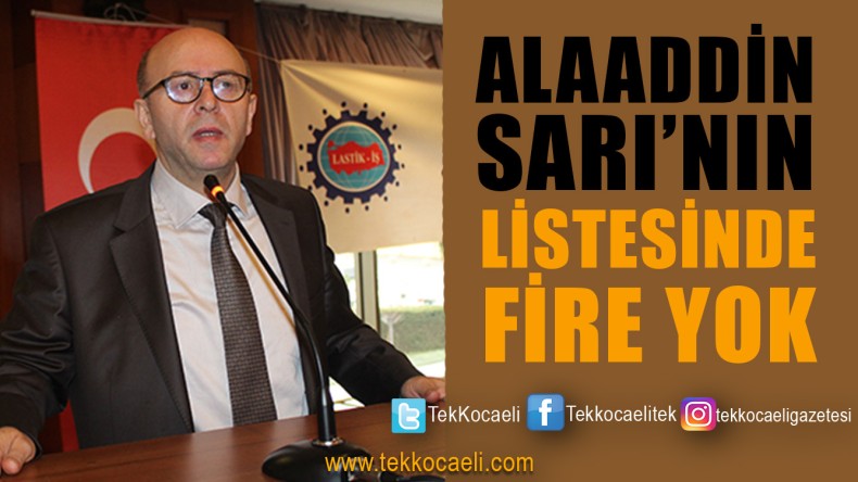 Lastik-İş Kongresi’nde Alaadin Sarı’nın Zaferi