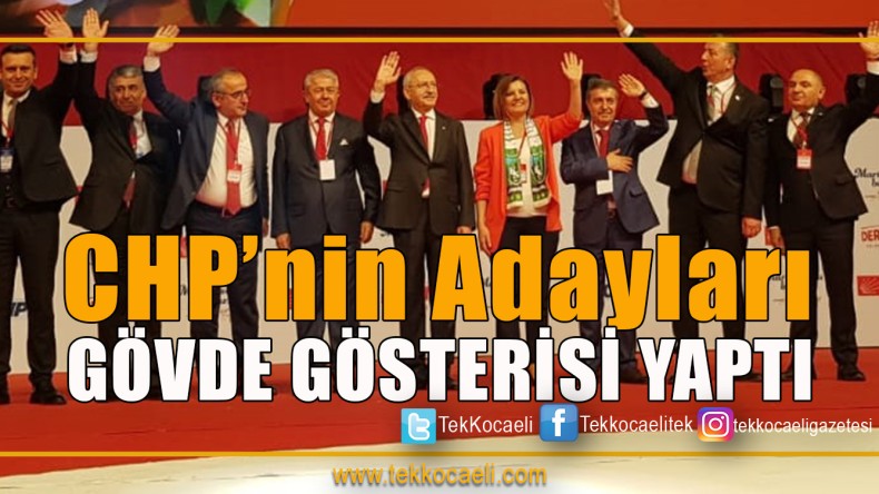 CHP Lideri Kılıçdaroğlu, Kocaeli’li Adaylarla Selamladı