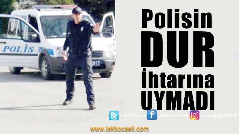 Polisten Kaçarken Kaza Yaptı