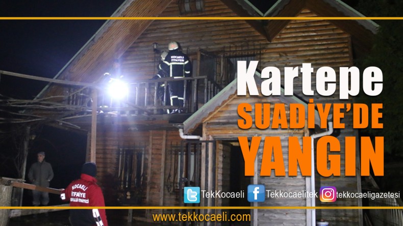 Suadiye’de Korkutan Yangın