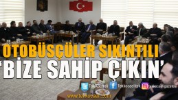 Büyükakın Otobüsçülerle Buluştu