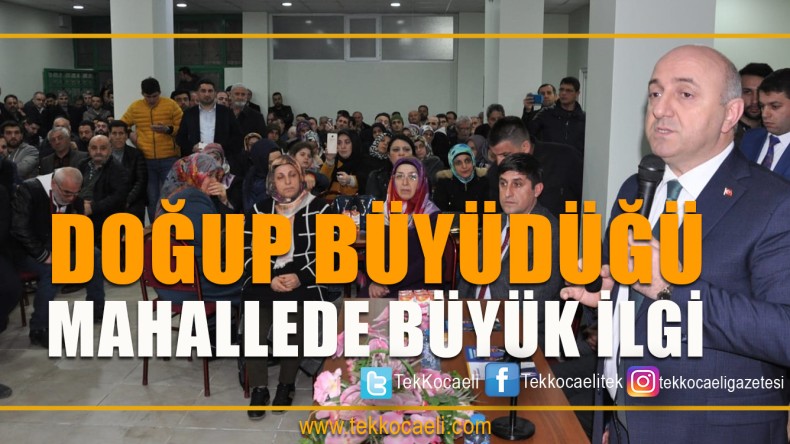 Bıyık, Emek Mahallesinde Vatandaşlarla Bir Araya Geldi