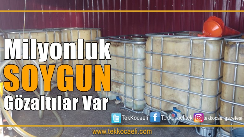 Akaryakıt Hırsızları Yakalandı