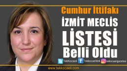 Ak Parti İzmit’te Liste Açıklandı