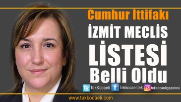 Ak Parti İzmit’te Liste Açıklandı
