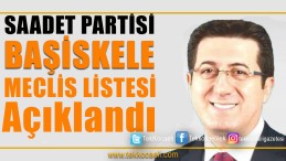 Saadet, Başiskele Listesi Açıklandı