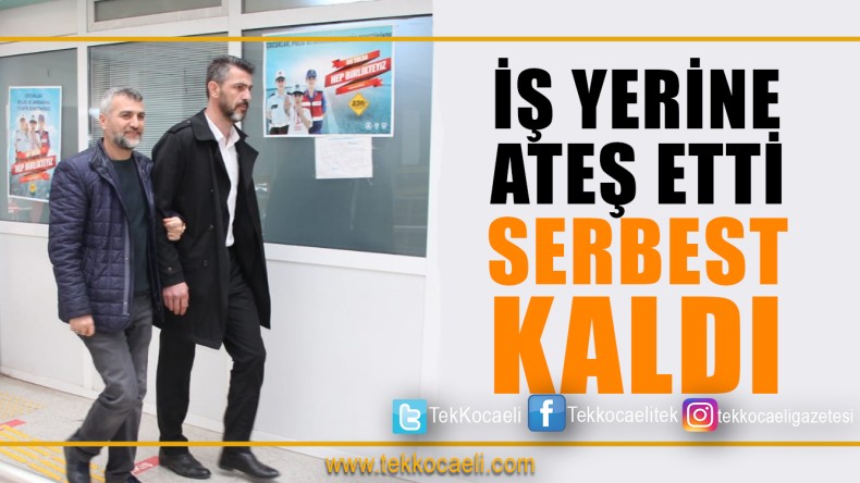 İş Yerine Ateş Etti