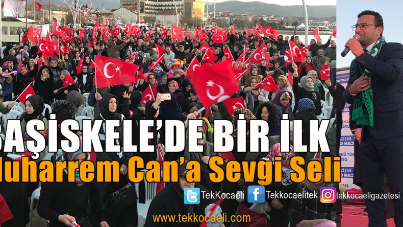 Muharrem Can’ın Mitinginde Büyük Coşku, Büyük Katılım